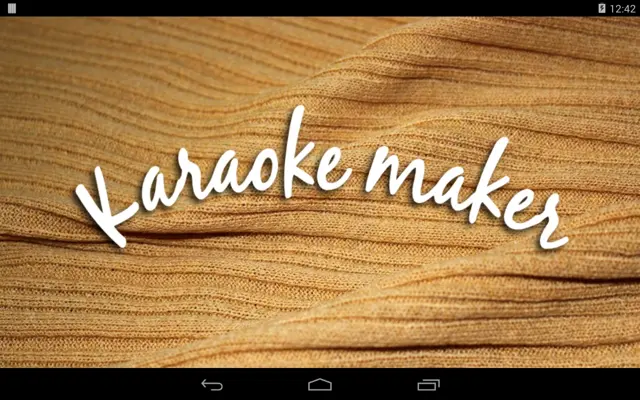 Karaoke Maker ♩♪♬ android App screenshot 4